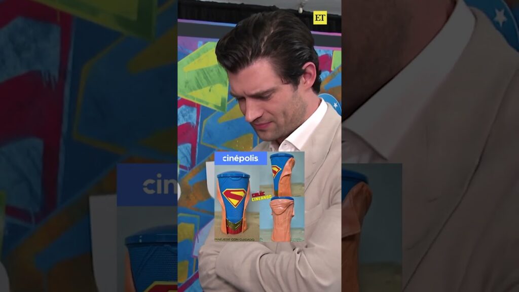 #nicholashoult and #davidcorenswet react to viral #supergirl cup