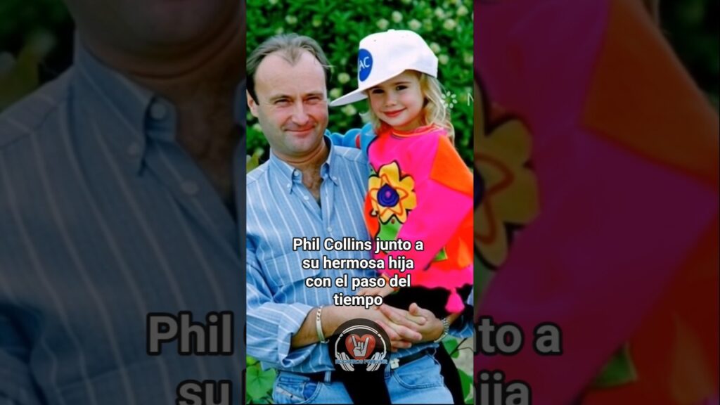 Phil Collins junto a su hermosa hija Lily Collins con el paso del tiempo ❤️  #rock #philcollins