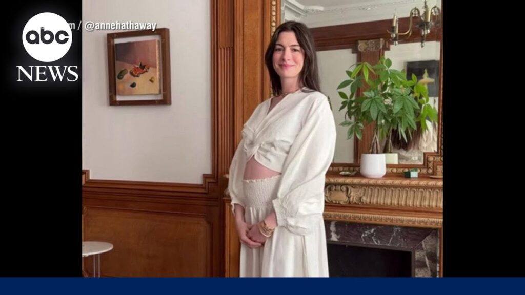 Anne Hathaway announces baby No. 3 at age 43