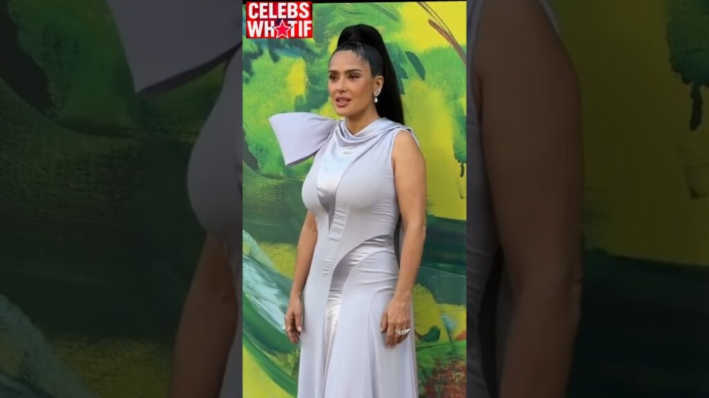 Salma Hayek looking absolutely stunning at the event ✨❤️#salmahayek