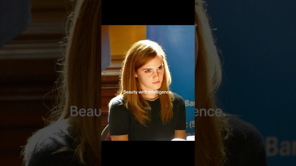 The woman I aspire to be.❤️ #emmawatson #speaker #beauty #goviral #education #youtubeshorts