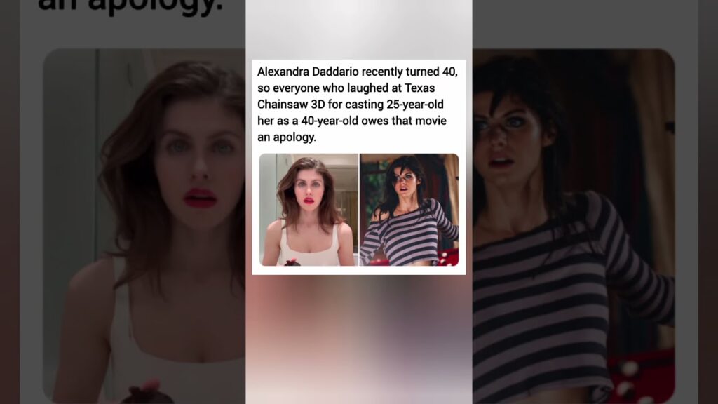 They actually owed this movie an apology. 🎬🤯 #TexasChainsaw #AlexandraDaddario #casting #shorts