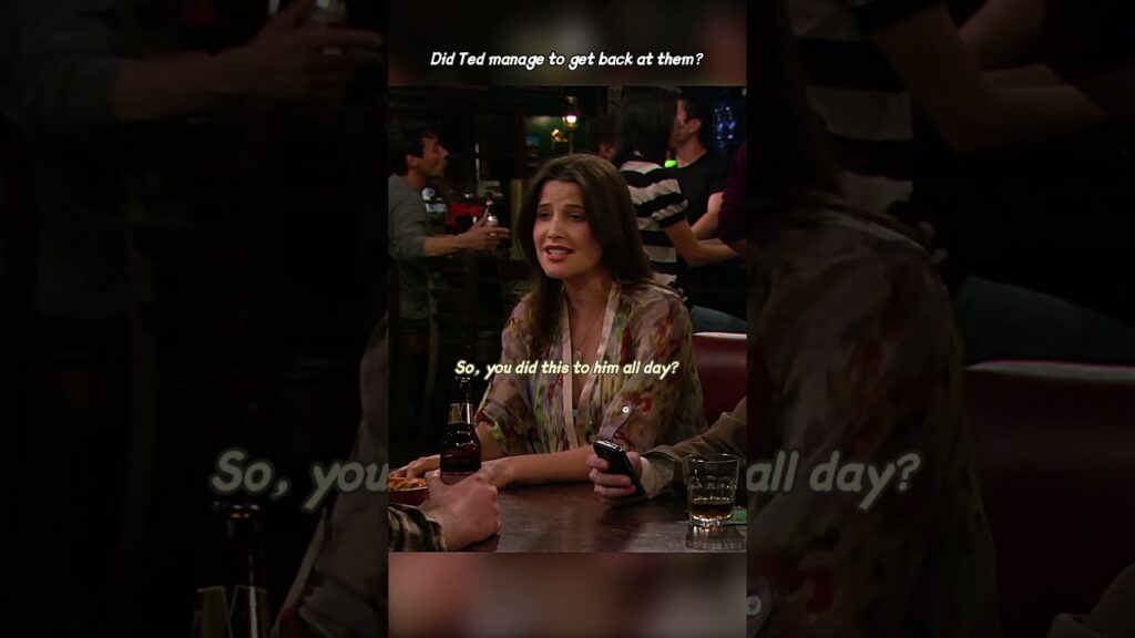 Barney and Marshall pose as a girl to mess with Ted#shorts #sitcom #funny