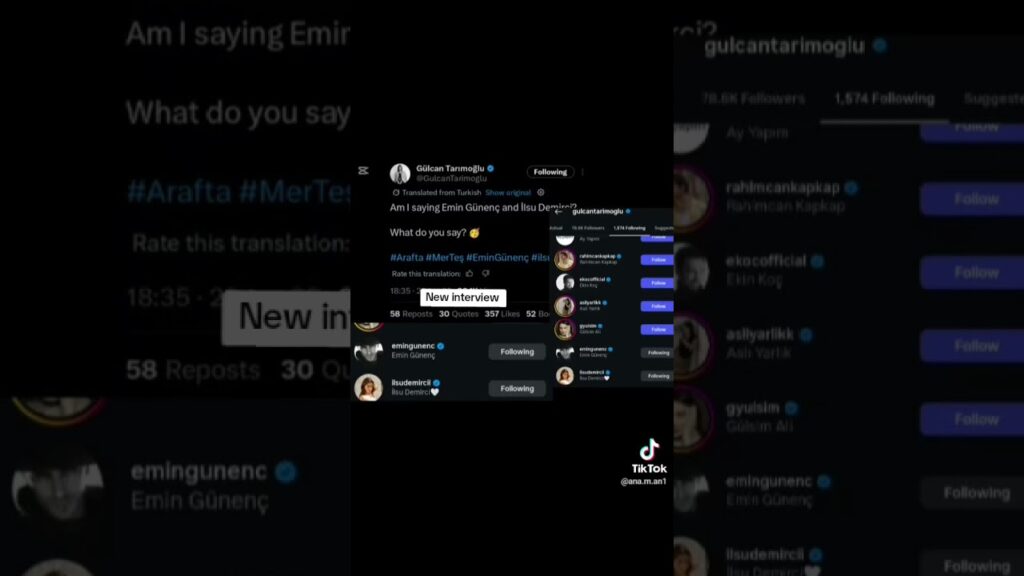 Ilsu and Emin's new interview is going to come #ilsudemirci #adriannepalicki #emingünenç