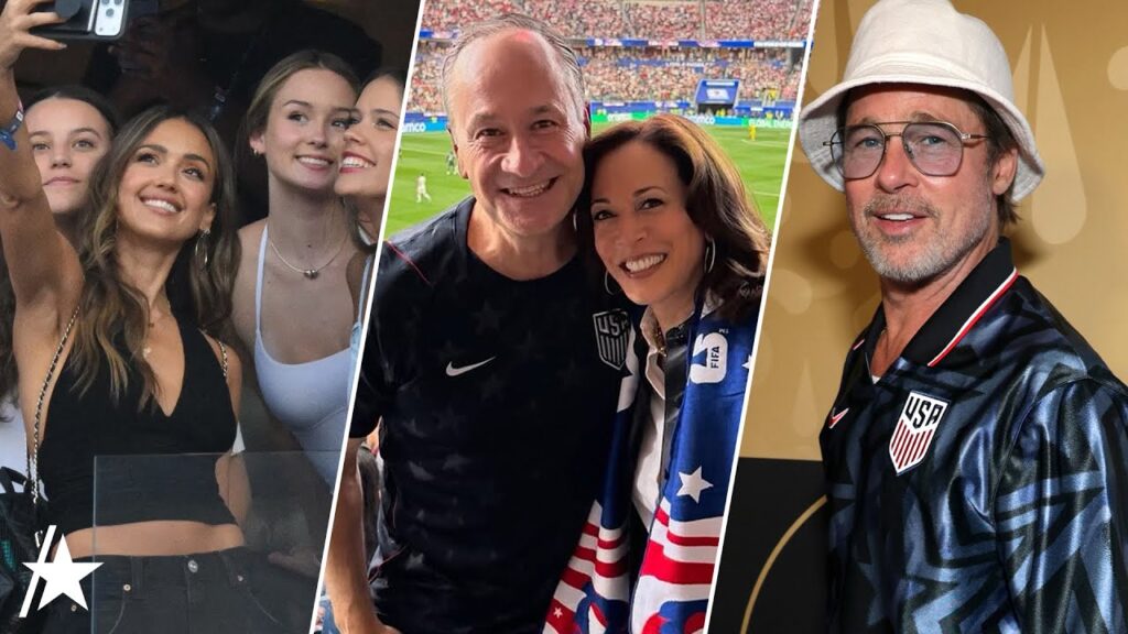 World Cup: Brad Pitt, Kamala Harris, Jessica Alba & More Celebs Attend USA Vs. Turkey Match
