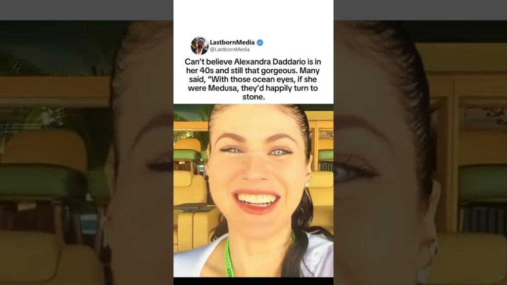Alexandra Daddario looks great in her 40s: Fans joke they'd happily turn to stone #z