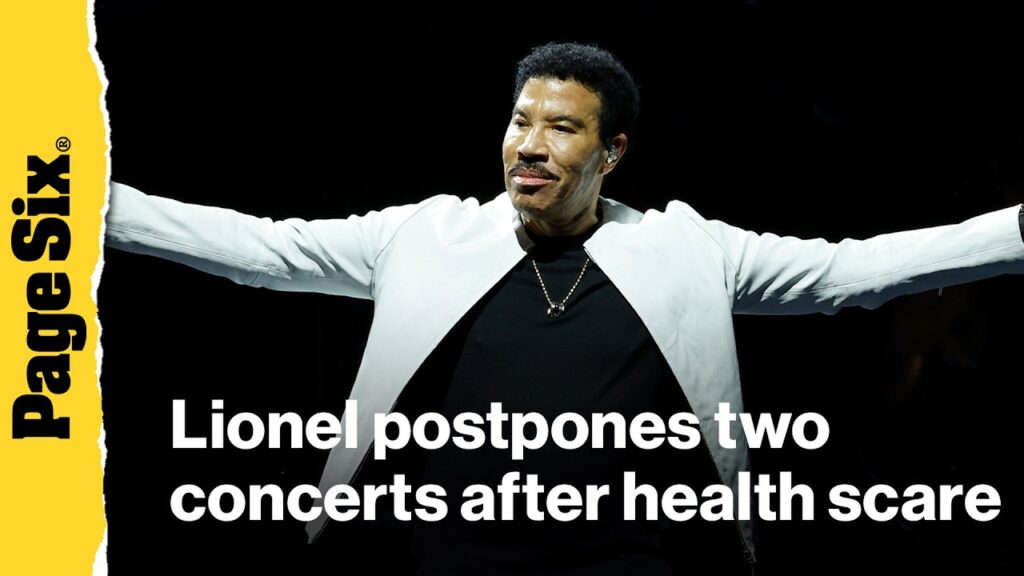 Lionel Richie postpones two concerts after falling ill during show