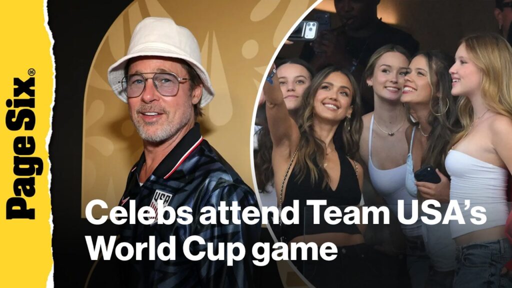 Team USA’s World Cup game against Turkey jam-packed with A-listers: Brad Pitt, Ed Norton, & more