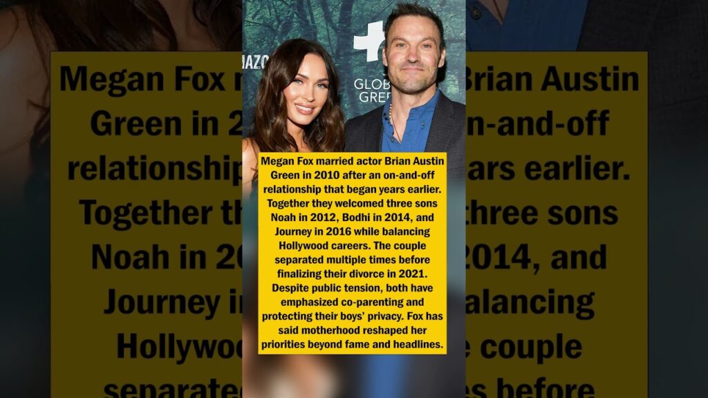 Megan Fox & Brian’s Co‑Parenting