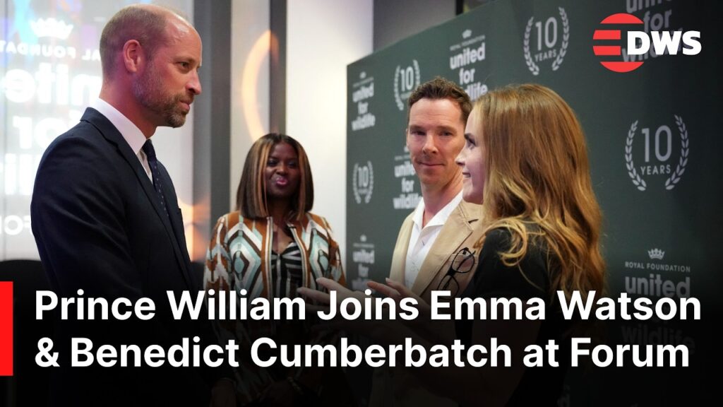 Prince William Joins Emma Watson & Benedict Cumberbatch at Climate Action Week Wildlife Event | AA1N