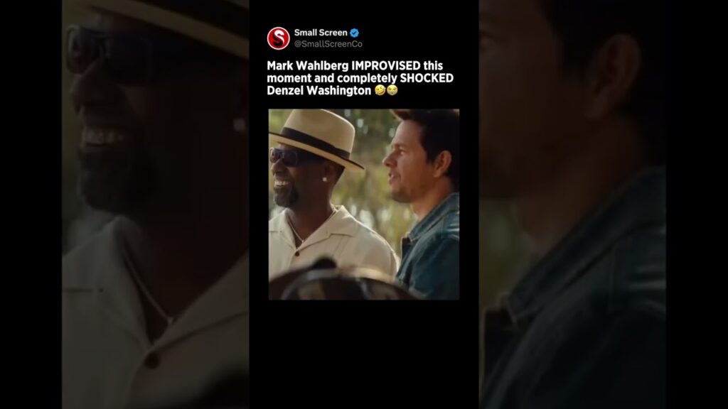 Mark Wahlberg BROKE Denzel With This Improvised Line! 🤣😭