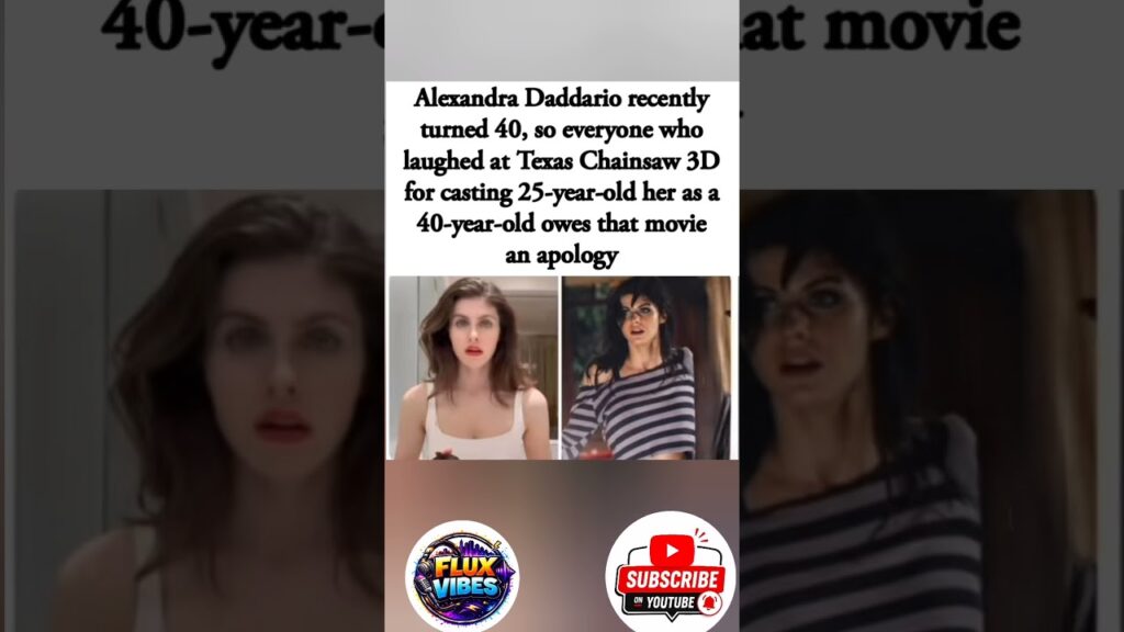 ALEXANDRA DADDARIO & THE TEXAS CHAINSAW “APOLOGY”shorts"