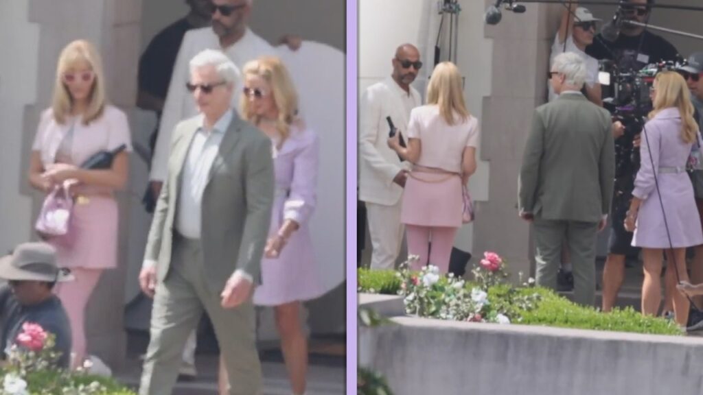 Romy and Michele 2: Lisa Kudrow and Mira Sorvino Rock 90’s PINK Looks on Sequel Set