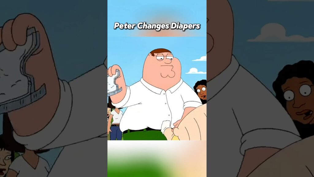 Peter changes diapers #familyguy #shorts