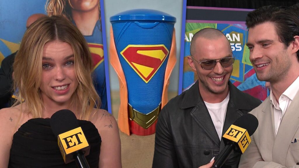 Supergirl Stars REACT to AMC's Flesh-Colored Cup Merch (Exclusive)