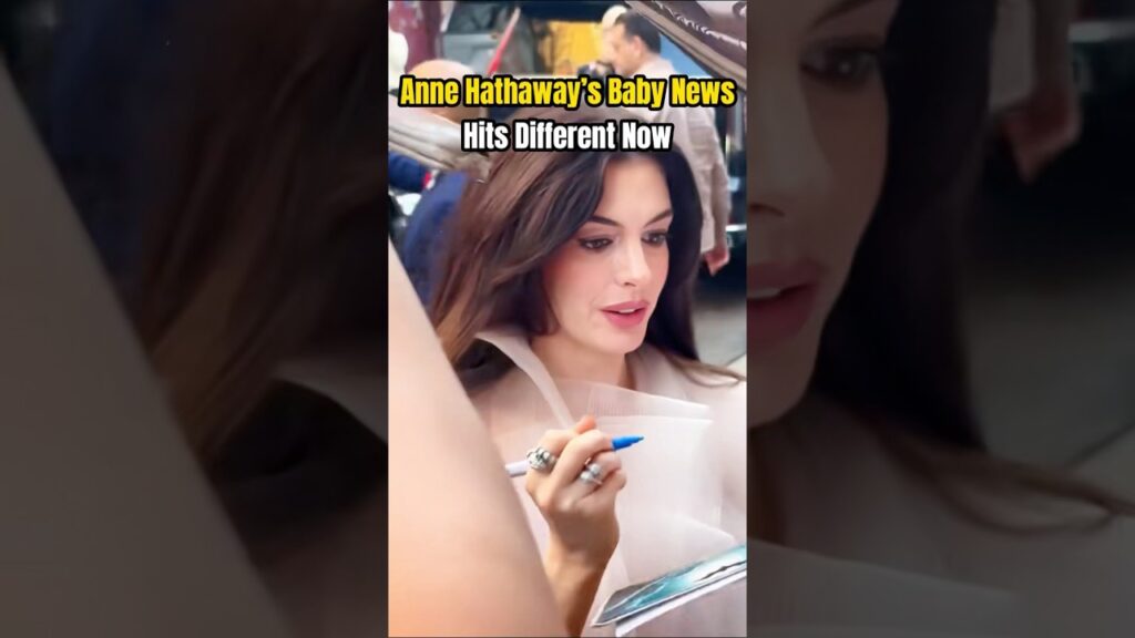 Anne Hathaway’s baby news hits different now #celebrity #hollywood #shorts  #annehathaway