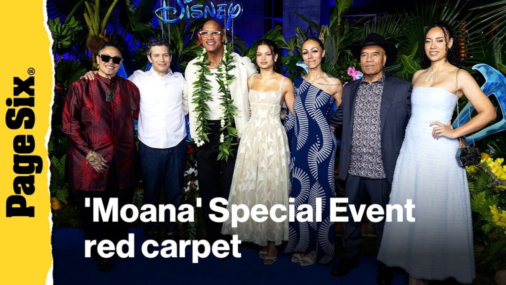 Dwayne 'The Rock' Johnson shines at Moana Australia special event with Catherine Laga'aia
