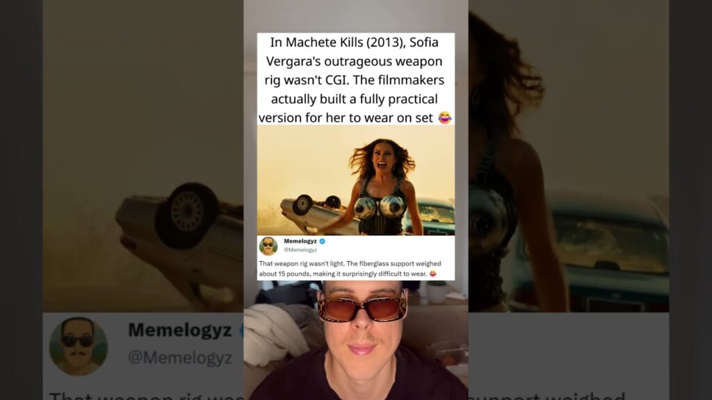 In Machete Kills (2013), Sofia Vergara’s Outfit Wasn’t CGI 😂