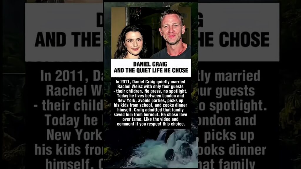 DANIEL CRAIG AND THE QUIET LIFE HECHOSE.Rachel Weisz #shorts  #couple
