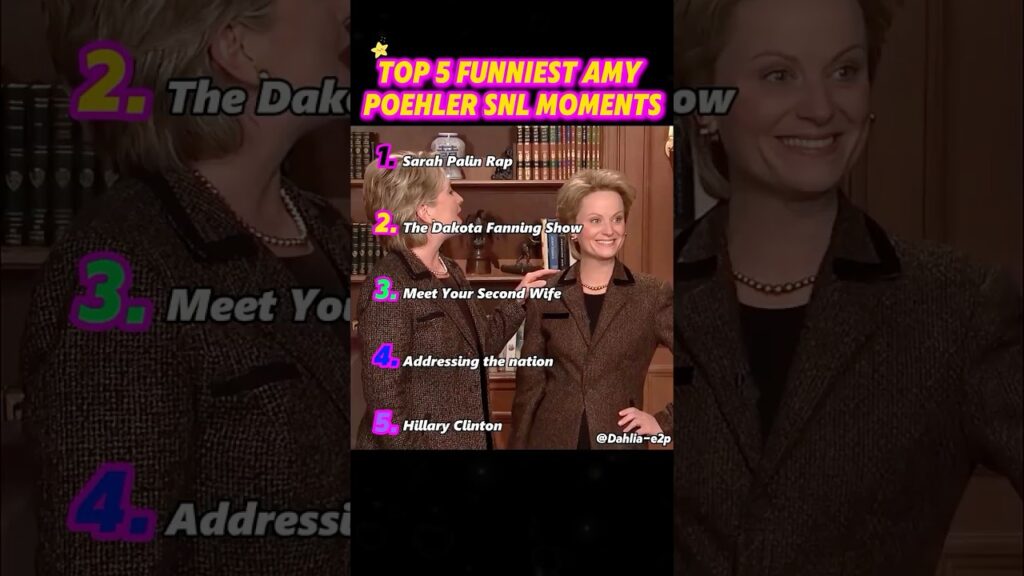Top 5 Funniest Amy Poehler SNL Moments #funny #snl
