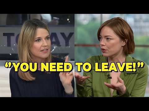Emma Stone Kicked Off Today Show After Fiery Exchange With Savannah Guthrie