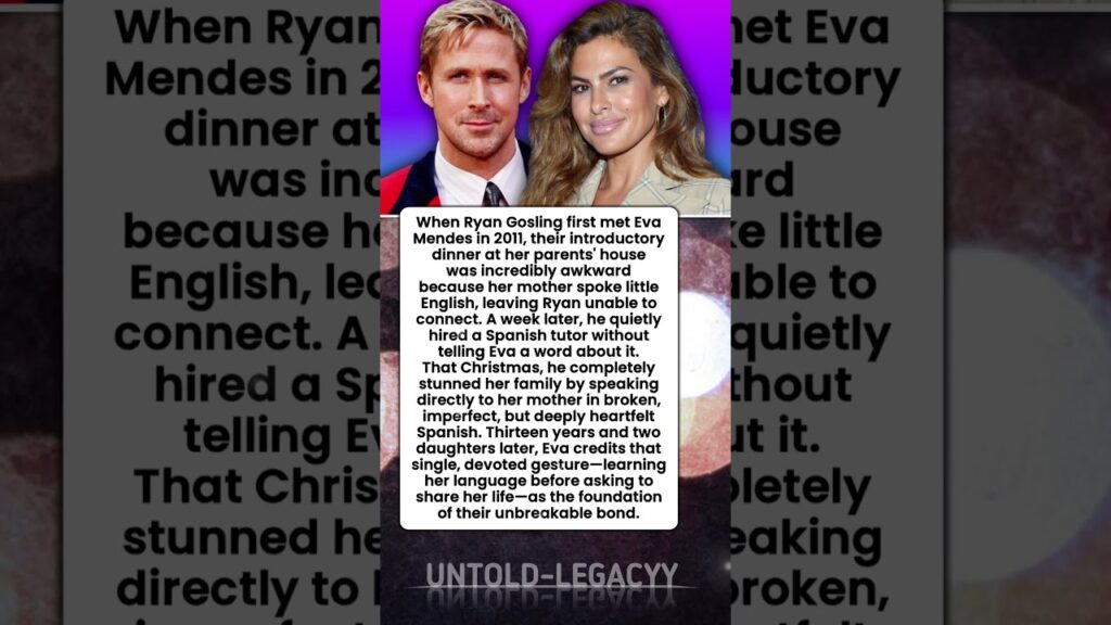The Secret Spanish Lessons: How Ryan Gosling Won Over Eva Mendes and Her Family