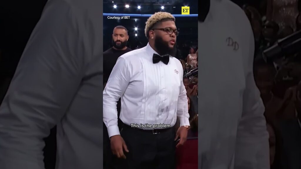 Keke Palmer takes the mic from Druski at the Bet Awards 🤣