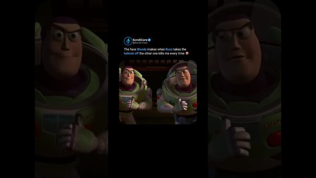 Woody’s reaction to the second Buzz π Woody's reaction to the second Buzz π