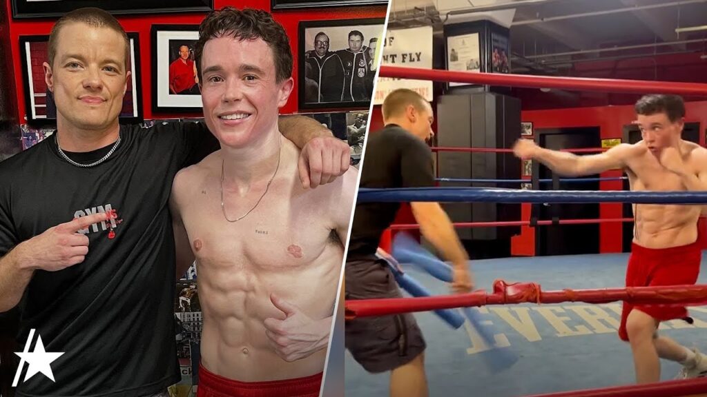 Elliot Page Shows Off RIPPED Six Pack In ‘Hooked’ Boxing Video Elliot Page Shows Off RIPPED Six Pack In ‘Hooked’ Boxing Video