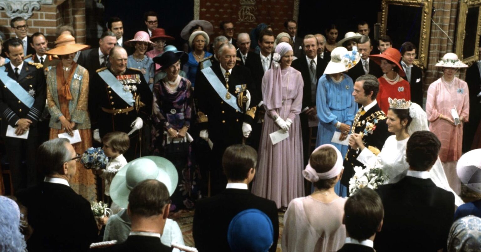 Royal Guests at the Wedding of King Carl XVI Gustaf of Sweden Royal Guests at the Wedding of King Carl XVI Gustaf of Sweden