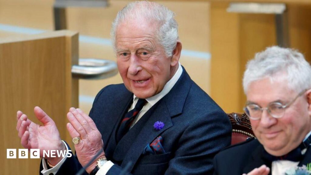 The King offers his ‘warmest good wishes’ as Scottish parliament begins its new session