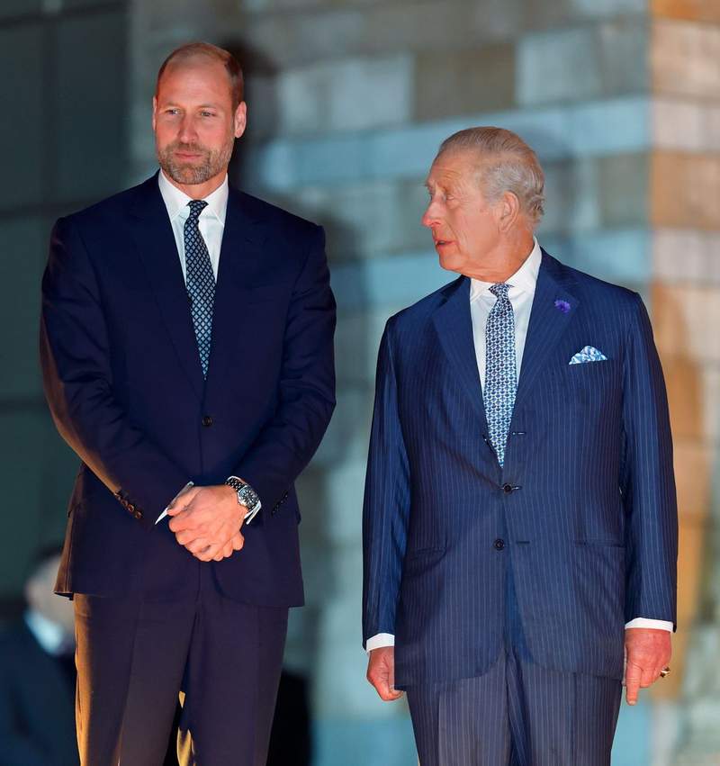 Prince William and King Charles | Source: GETTY
