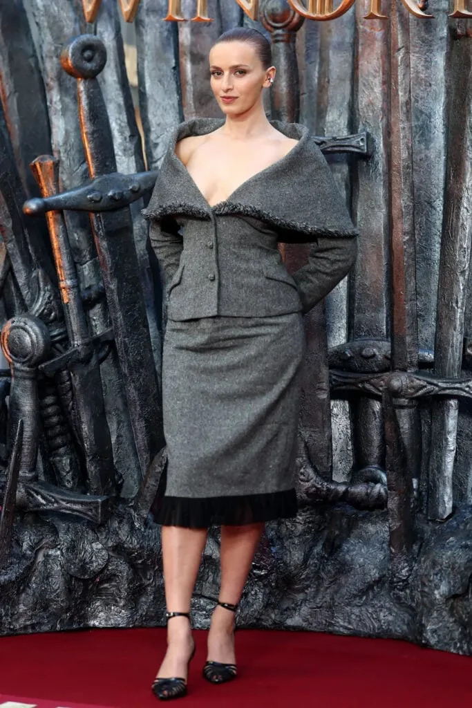 Annie Shapero wearing Fall 1998 Christian Dior by John Galliano at the House of the Dragon Season 3 premiere in London