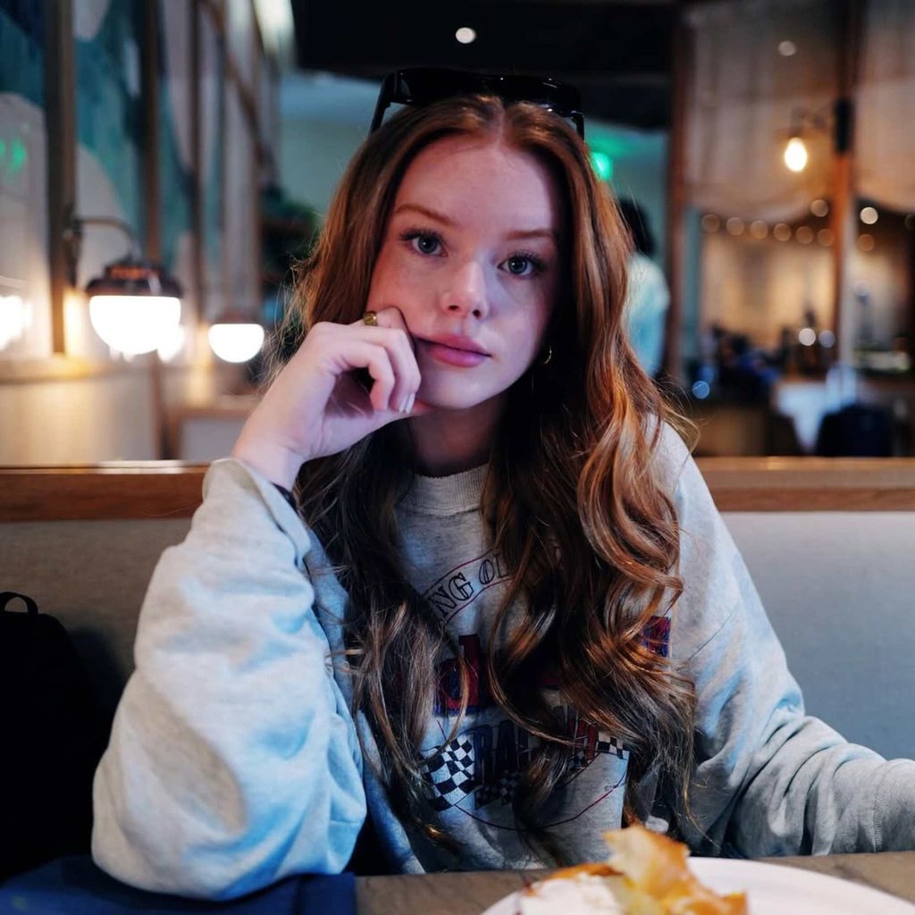 Abigail Cowen, pictured last February, has been interested in acting since she was young. Photo: @abbeycowen/Instagram