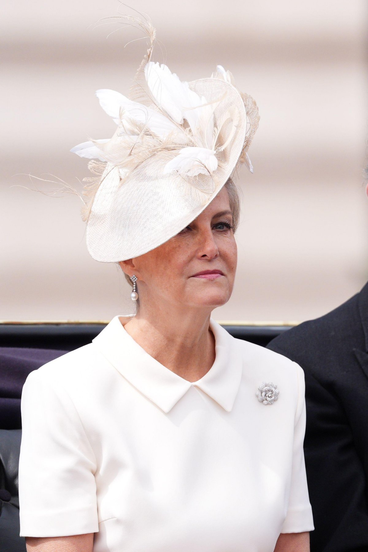 Members of the British royal family are pictured during Trooping the Colour in London on June 13, 2026 (Aaron Chown/PA Images/Alamy)