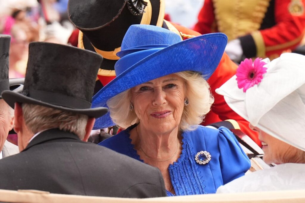 Queen Camilla attends Royal Ascot on June 20, 2026 (Aaron Chown/PA Images/Alamy)