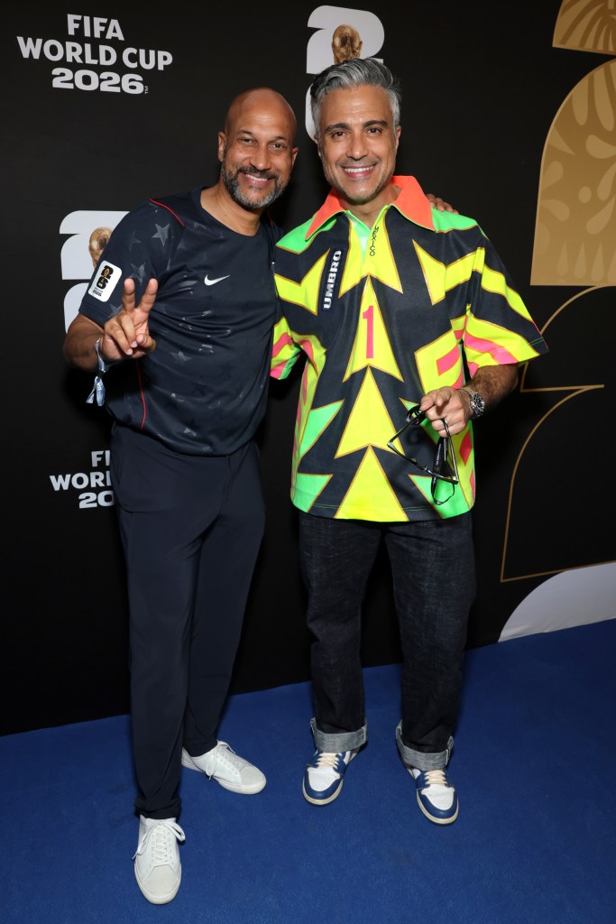 Keegan-Michael Key and Jaime Camil attending the World Cup Group Stage 2026