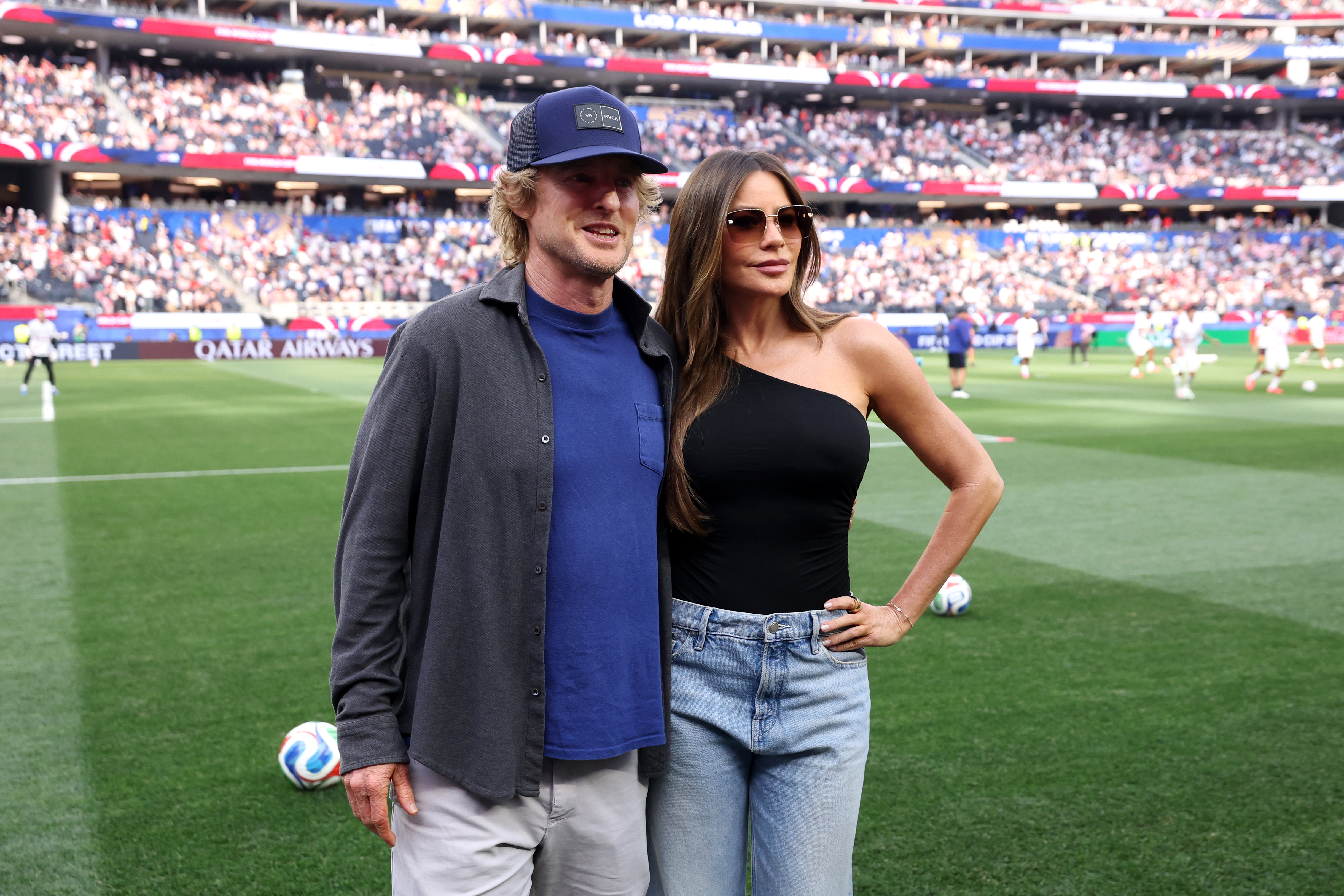 Sofia Vergara, Owen Wilson, celebrities attending the World Cup Group Stage 2026
