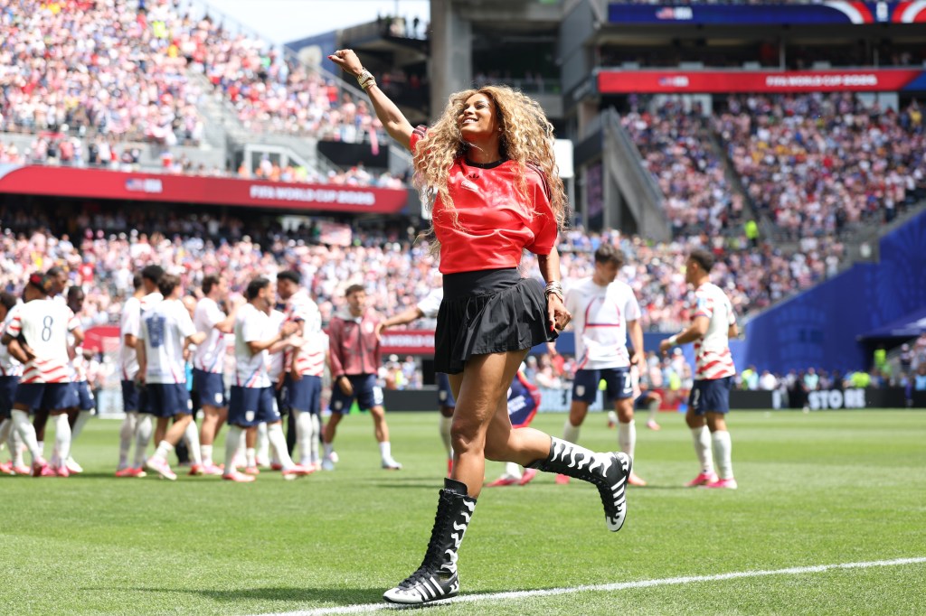 Ciara attending the World Cup Group Stage 2026