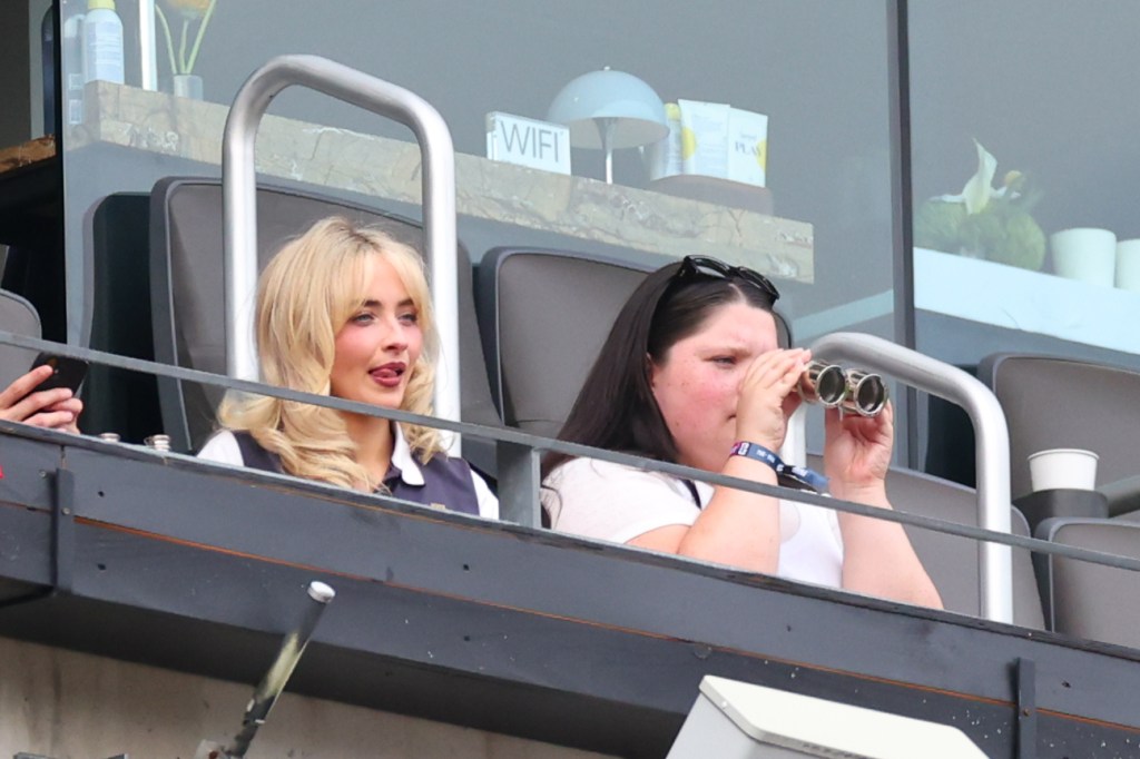 Sabrina Carpenter attending the World Cup Group Stage 2026