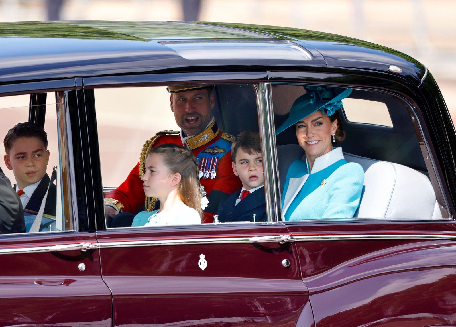 Image may contain Prince William Duke of Cambridge Person People Adult Wedding Child Face Head and Car