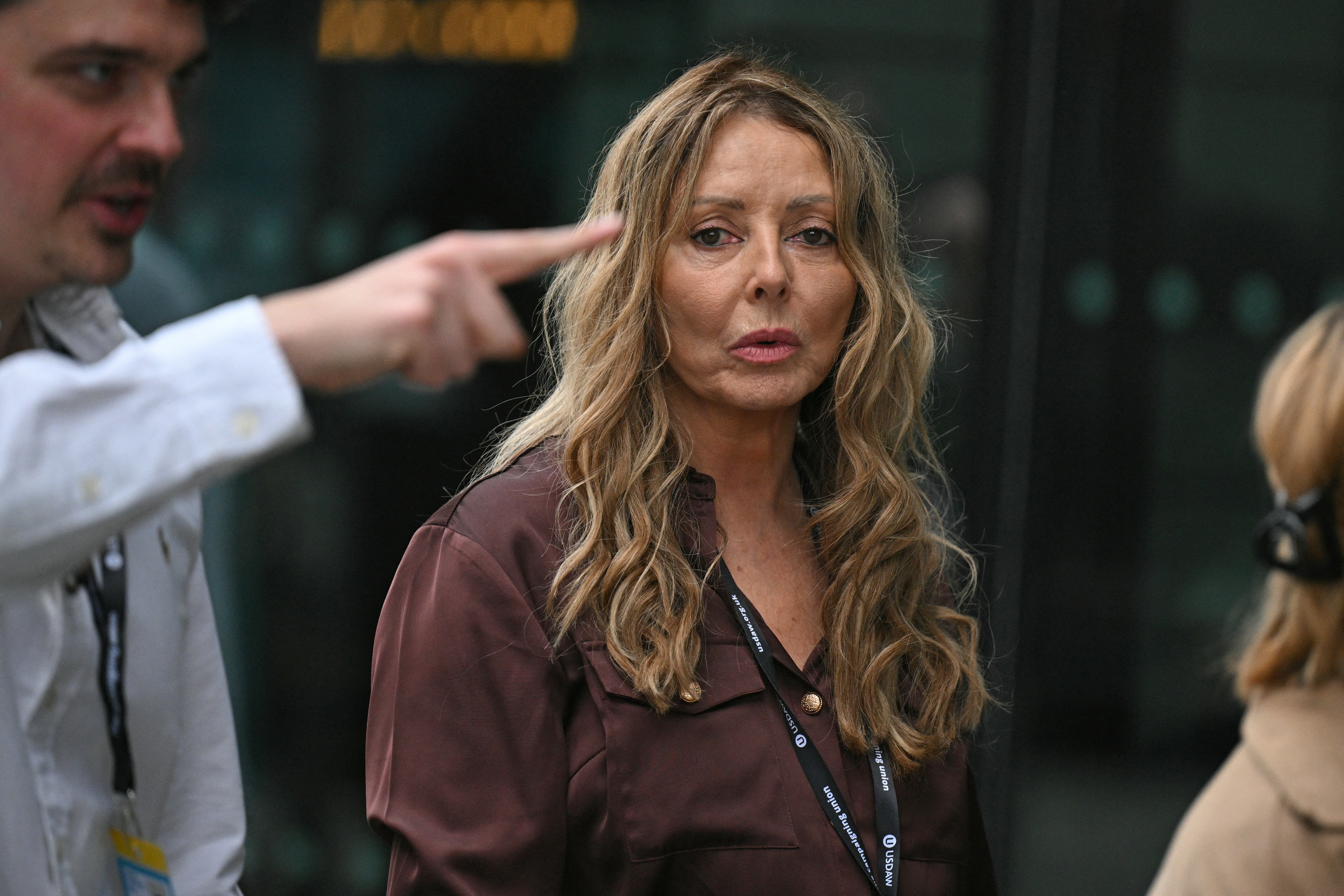 Vorderman at the Labour Party conference in 2025