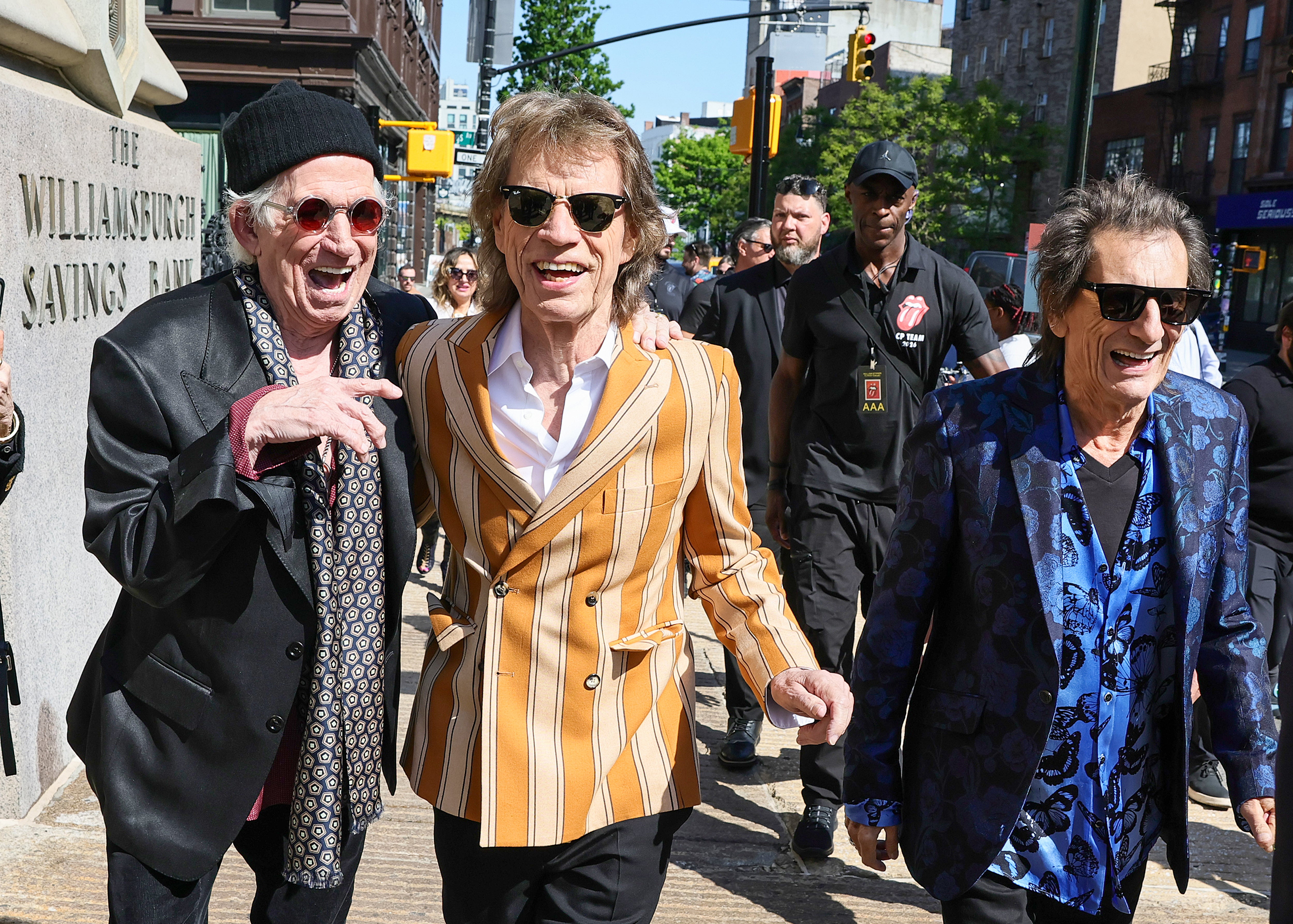 Haven’t mellowed an inch: Keith Richards, Mick Jagger and Ronnie Wood