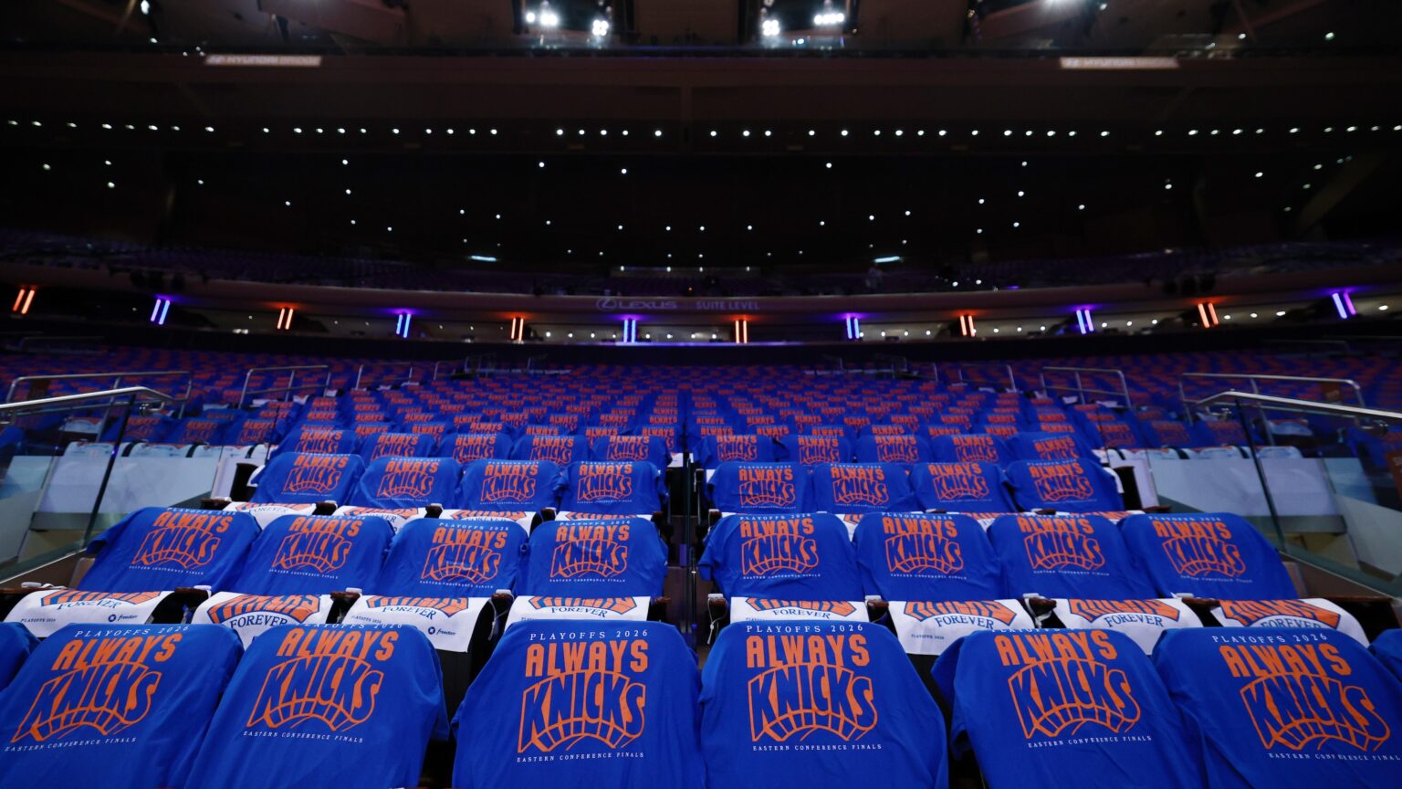 MSG Auctioning Knicks Celebrity Row Tickets For NBA Finals Game 3 vs. Spurs MSG Auctioning Knicks Celebrity Row Tickets For NBA Finals Game 3 vs. Spurs