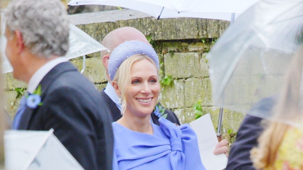 Something blue! Zara Tindall rewears a periwinkle dress from her favourite brand for brother Peter Phillips’ wedding to Harriet Sperling Something blue! Zara Tindall rewears a periwinkle dress from her favourite brand for brother Peter Phillips' wedding to Harriet Sperling