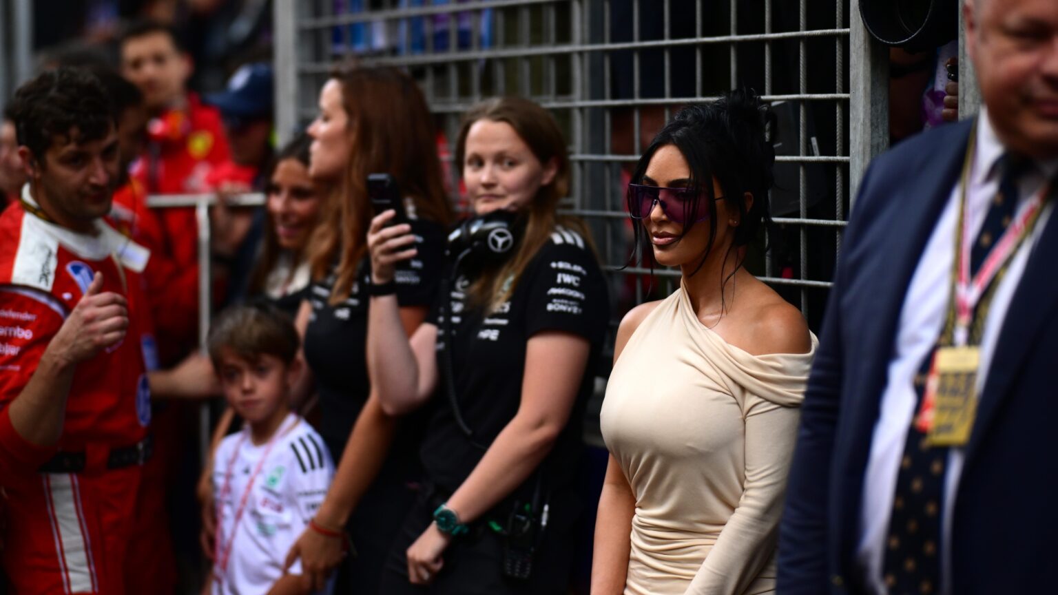 Kim Kardashian Gifts Towel to Mercedes F1's Kimi Antonelli After Trending Video from Monaco GP