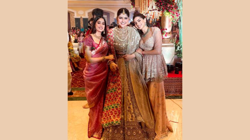Janhvi Kapoor, Anshula Kapoor and Khushi Kapoor
