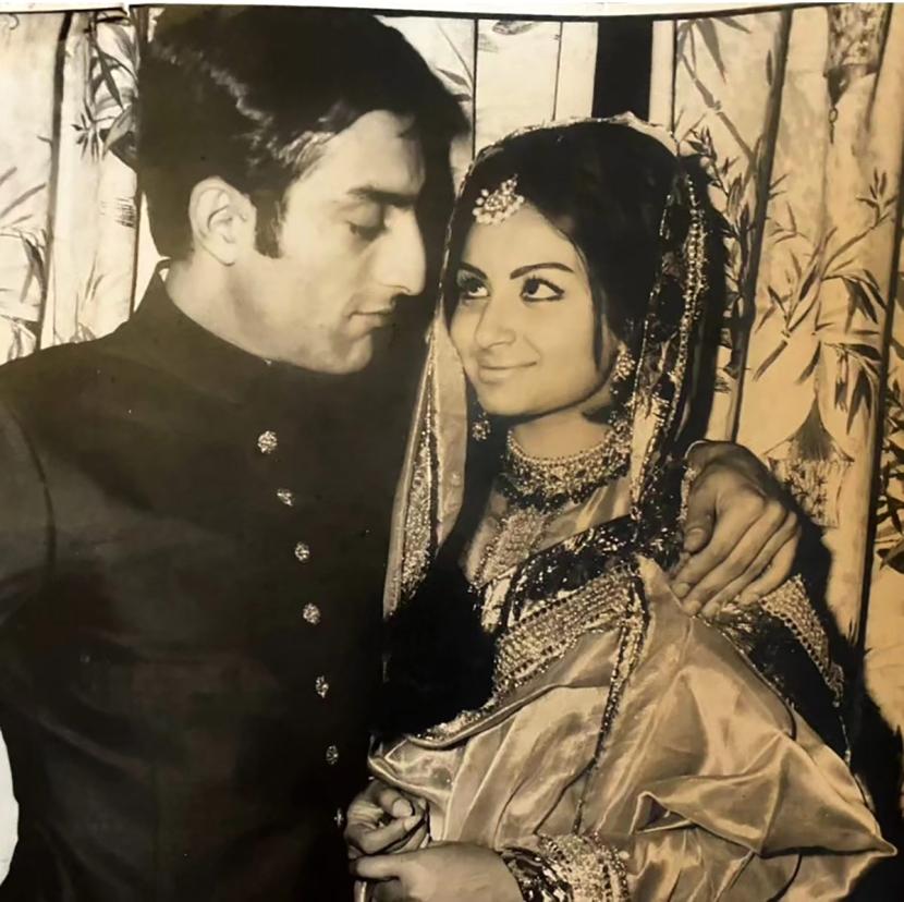 Mansoor Ali Khan Pataudi with Sharmila Tagore