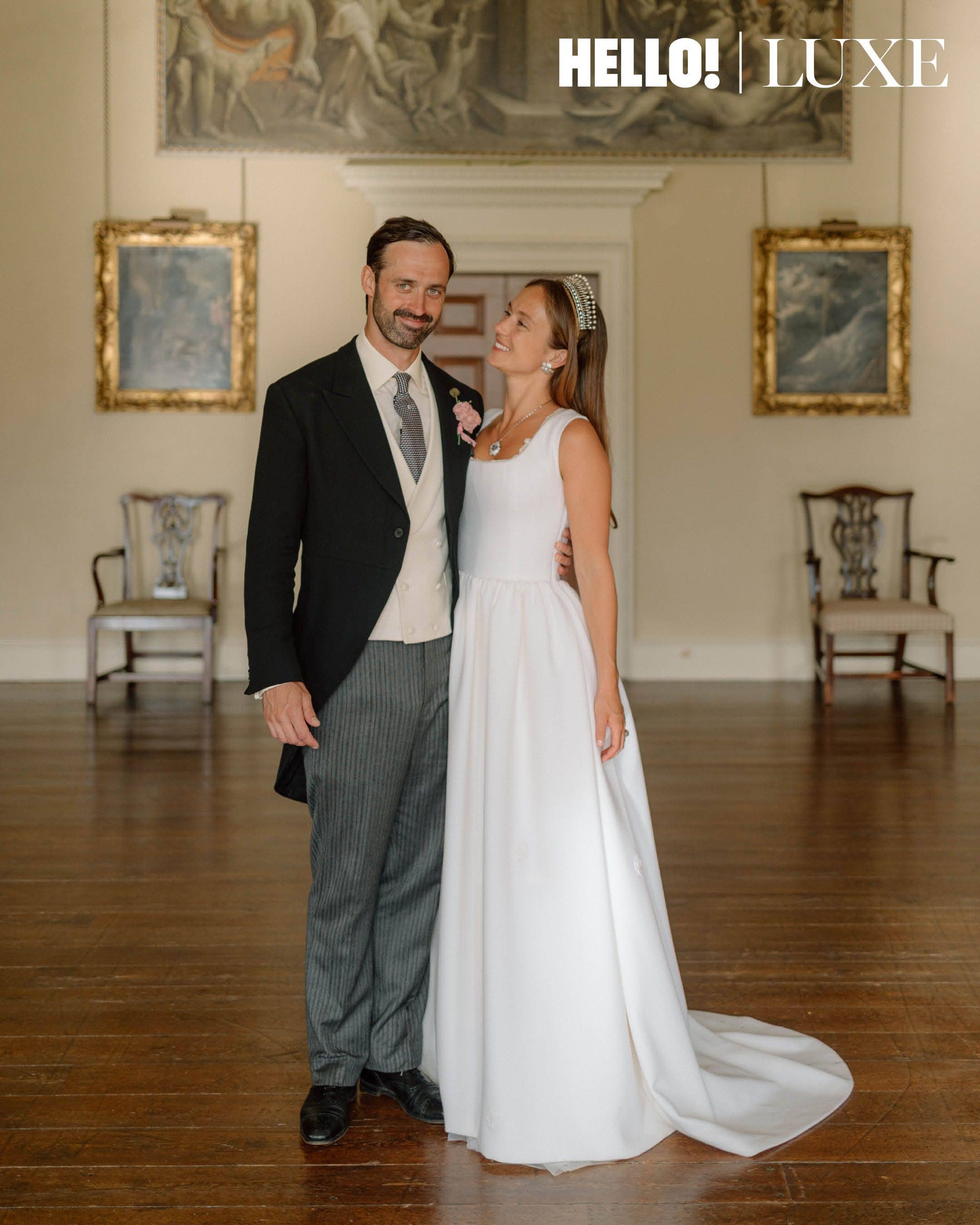 Nico Macauley and Lady Marina Windsor on their wedding day 