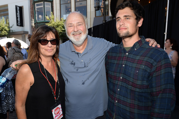 Rob Reiner, Michele Singer and son Nick Reiner in 2013.